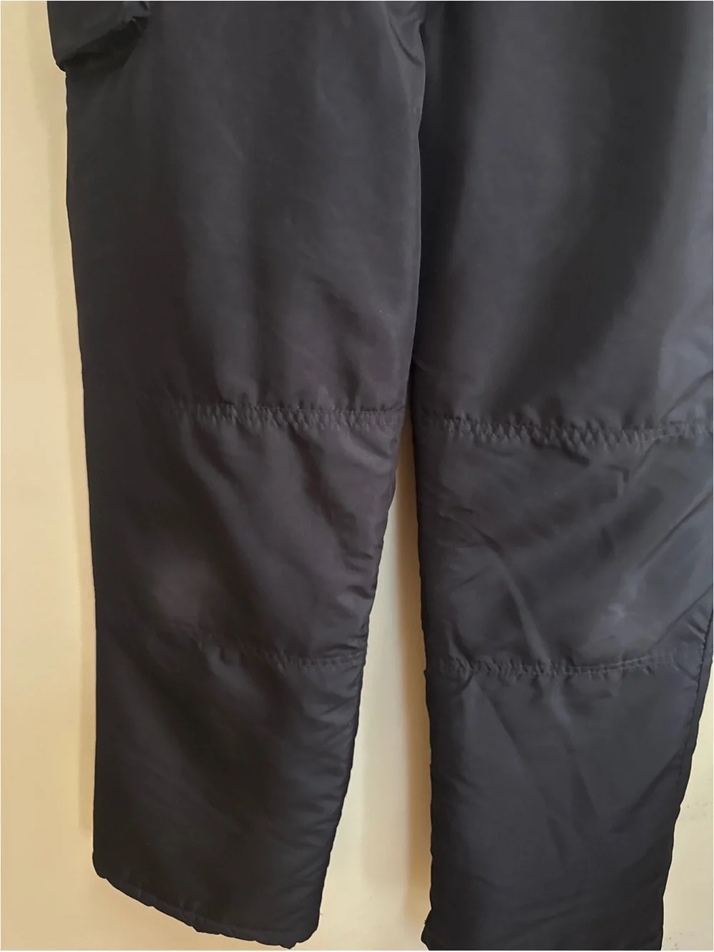 Kids Black Snow Bib Overalls - Unbranded